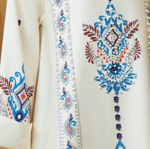 Vestido Abaya Elegante de Tela de Alta Calidad Personalizado Premium para Mujeres Musulmanas, Fiesta de Noche - Product Image 2