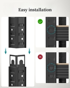 Boltless Rivet Shelving <b>Tool</b>-Free Construction Stable Long Lifespan Metal <b>Rack</b> Multi-Scenario Storage With High Bearing MDF - Product Image 4