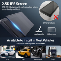 Caméra de tableau de bord JMC 10,26 pouces 170 IPS, CarPlay sans fil, Android Auto, caméra arrière HD 1080P, enregistreur vidéo étanche, enregistrement en boucle