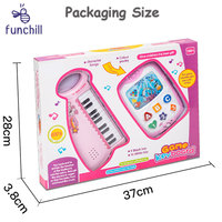 Piano Keyboard Alphabet Preschool Match Developmental Toy Musical Instrument English Learning Machine for Baby