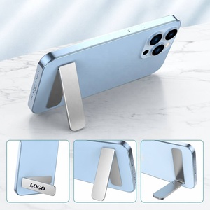 Soporte Plegable Ultrafino e Invisible para Teléfono, de Aluminio, con Adhesivo Nano, Soporte Adhesivo para Teléfono con Manos Libres, con Logotipo Personalizado - Product Image 1