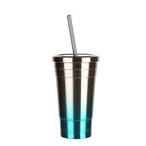 2023 <span class=keywords><strong>Precio</strong></span> de fábrica Alta calidad 16oz Uso diario Vaso Taza de café Taza Exterior Color Esmalte 17oz Capacidad de metal - Product Image 3