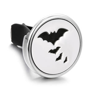 Diffuseur de parfum pour voiture en acier inoxydable avec logo personnalisé, clip de ventilation et tampons offerts - Product Image 2