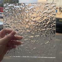 Acrylique texturé martelé de qualité supérieure avec résistance aux UV, Plexiglas cannelé décoratif pour meubles de luxe et incrustations hôtelières