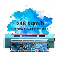 KingJet KJ-320SG 248平方メートル/h溶剤PrinterとSpectra Starfire 1024 Printhead