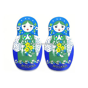 Vente en gros <span class=keywords><strong>pas</strong></span> <span class=keywords><strong>cher</strong></span> cadeau motif <span class=keywords><strong>matriochka</strong></span> poupée gigogne impression sur feuille aimants pour réfrigérateur russie poupées gigognes aimants cadeaux souvenirs - Product Image 4