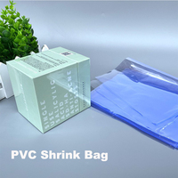 Sac thermorétractable en PVC, film rétractable brillant hautement transparent, pochette en plastique anti-poussière et anti-humidité