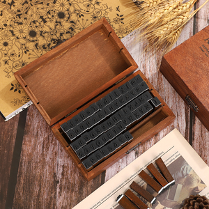 Sello Creativo de Letras y Números en Caja, Estilo Retro, Material Escolar para Estudiantes, Marca Yue Zhen, Modelo <span class=keywords><strong>M</strong></span> - Product Image 4