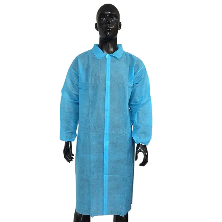 Robes jetables blanc ou bleu, paquets avec livraison gratuite, Service OEM, paquet de 10 pièces anti-poussière