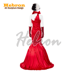 Disfraces de cosplay personalizados de <span class=keywords><strong>Cruella</strong></span> para adultos, inspirados en la película de televisión, para eventos y presentaciones. - Product Image 6