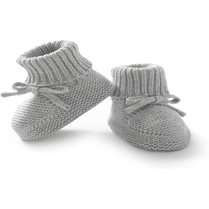 Scarpine per Neonati Personalizzate, Spesse e Traspiranti, Antiscivolo, in Misto Cotone con Fiocco per l'Inverno - Product Image 1