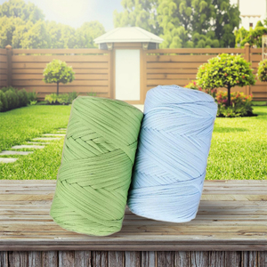 Filato per T-Shirt in Drop Shipping 100% Poliestere Rotolo Grande da 400g per Lavoro a Maglia a Mano e Tessitura Filato a Strisce di Stoffa per Borse Cuscini Scarpe all'Uncinetto - Product Image 2