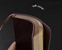 Mini carnet de notes en cuir réutilisable personnalisé de poche