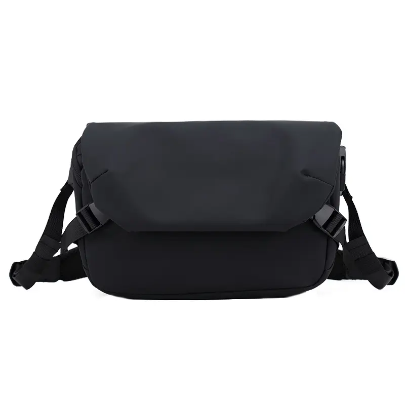 Erkekler Minimal Messenger tek kollu çanta Crossbody Trendy marka Fanny paketi Crossbody çanta