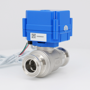 Industrial 2-Way Motorized <strong>Ball</strong> <strong>Valve</strong>, Gas <strong>Ball</strong> <strong>Valve</strong>, 304/316L Brass IP67 Low Current 12V 24V 220V AC DC OEM CE - Product Image 1