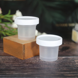 Gobelets en PP de qualité alimentaire 500 ml anti-fuite avec couvercle à clapet pour jus, crème glacée, yaourt, desserts, avec impression sérigraphiée pour fêtes - Product Image 2