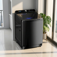 New 25kg Electric Large Capacity Automatic Single-Tub Top-Loading All-In-One Washer Plastic Housing English High Efficiency