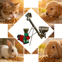 Chaîne de production complète de granulés d'aliments pour animaux YYHB à faible entretien et haute productivité pour grandes exploitations agricoles, garantie 1 an pour les opérations commerciales