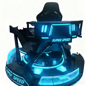 Simulateur de course automobile VR 9D à trois écrans, machine de tir, 2 joueurs, arcade, centres commerciaux, centres de jeux - 72 jeux inclus - Product Image 6