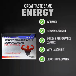 WXW ฟิล์มปากสำหรับ Maca Ashwagandha ได้รับการรับรอง CE สำหรับผู้ชายฟิล์มมิ้นท์พลังชีวิตสำหรับผู้ชาย - Product Image 3