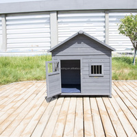 Maison de chien moderne de luxe, extérieure, résistante au vent, écologique, en cèdre chinois, pour grands chiens, toutes saisons