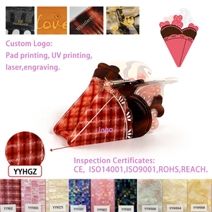 Pinza para el Pelo de Acetato con Diseño de Carey de 6.5 cm de Alta Calidad Personalizada, Clip de Maquillaje, Color Personalizado, Pinza de Garra para Mujer, Venta al por Mayor - Product Image 4