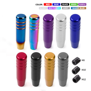 Aluminum Alloy Car Gear <b>Shift</b> <b>Knob</b> 13cm 18cm Rustproof For Manual Transmission Vehicles - Product Image 1