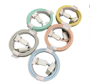 Câble de charge rapide USB C PD 60W avec blindage en feuille de PVC 1M Type-C vers Type-C pour iPhone 16 17pro Max - Product Image 1