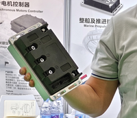 Contrôleur de moteur avancé 48V/60V/72V 8KW à refroidissement par air forcé, grande puissance, petite taille pour propulseur de propulsion de navires électriques