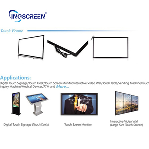 Ingscreen 32 43 49 55 65 70 75 85 98inch Độ chính xác cao tương tác IR cảm ứng mở khung đa điểm cảm ứng hồng ngoại khung - Product Image 4