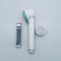 Filtre à charbon actif anti-calcaire, réduction du chlore, purificateur d'eau domestique de luxe en plastique, douche haute pression