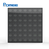 441 LED RGB + 49 panneaux de matrice de pixels WW avec conception d'assemblage par emboîtement, effets de poursuite et de stroboscope pour spectacle de scène DJ