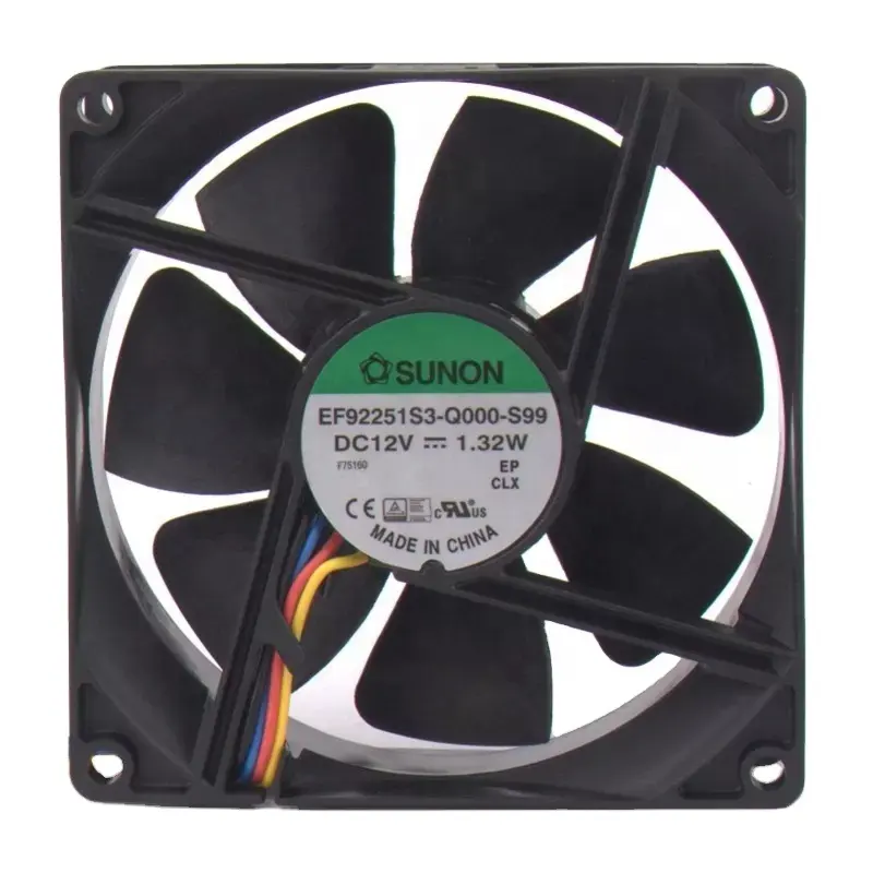 NEW Sunon 24V 48V DC12v 1.32W EC AC 92X92X25MM 9CM 9025 Chassis PWM temperature controlled fan EF92251S3-Q000-S99 Cooling fan