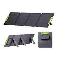 Panneau solaire monocristallin flexible 200-250W, efficacité 23%, chargeur solaire pliable et portable pour le camping et les activités de plein air