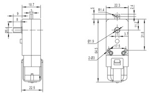 มอเตอร์เกียร์ขนาดเล็ก TGP01S-A130 พร้อมเกียร์พลาสติกสำหรับรถของเล่น ราคาโดนใจ กันน้ำ ใช้มอเตอร์แม่เหล็กแบบแปรงถ่าน จากโรงงาน - Product Image 6