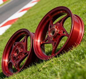 Ruedas de Modificación para Scooter Honda Giorno - Llantas de Aluminio Fundido CNC, Ruedas de Conversión con Frenos de Disco Delanteros y Traseros - Product Image 3