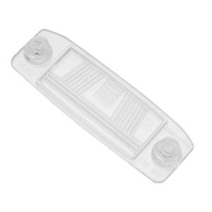 Cubierta transparente para la luz de matrícula trasera para Hyundai Kia 925102P000, instalación con cinta adhesiva de plástico - Product Image 1