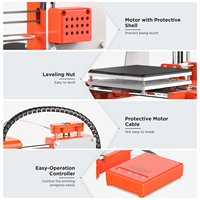Printer 3D DIY K7 Mini Desktop Printer 3D Kecil untuk Anak-Anak Mesin Pencetak 3D PLA Hadiah untuk Anak-Anak Impresora 3d