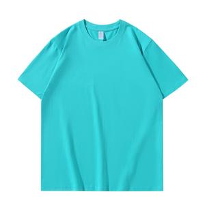 男士休闲宽松短袖圆领 <span class=keywords><strong>T</strong></span> 恤 涤棉混纺 250 克面料重量 防起球 数码印花 - Product Image 3