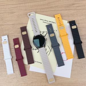 Correa Tschick 20 22mm para Samsung Galaxy Watch 4 5 6 7 4/6 Classic Active 2 Correa de silicona para Amazfit <span class=keywords><strong>Bip</strong></span> <span class=keywords><strong>3</strong></span> Huawei GT4 2e - Product Image 4