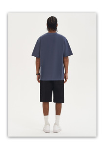 Nouveau T-<span class=keywords><strong>shirt</strong></span> <span class=keywords><strong>Homme</strong></span> <span class=keywords><strong>Rose</strong></span> 2026 en Coton Tricoté Anti-Boulochage 220g, Coupe Ample, Vierge, Décontracté, Style Streetwear - Product Image 6