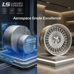 Jantes forgées multi-rayons polies argentées résistantes à la chaleur de 22 à 26 pouces pour SUV et camions de luxe du Moyen-Orient et d'Amérique du Nord - Product Image 4