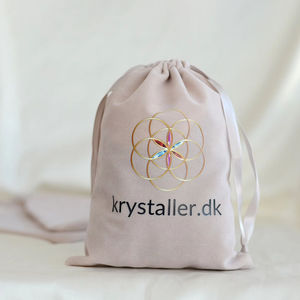 Small Custom Logo <b>Gift</b> Drawstring <b>Bag</b> for <b>Wedding</b> Recyclable Jewelry Pouches Packaging INFFY POUCH01 - Product Image 2