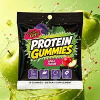Gummies protéinés isolés de lactosérum à faible teneur en calories, sans sucre ajouté, riches en protéines (15G, 17G, 20G) pour la gestion du poids - Marque privée
