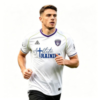 Maillot de football rétro au design classique, vêtements de sport décontractés personnalisés, maillots de football