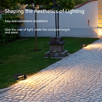 Lampes de sol LED extérieures étanches IP65 3W, lampes de chemin, éclairage de surface et encastré, alimentation CC pour application de jardin