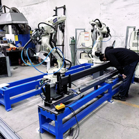 Brazo robótico programable CNC de primera calidad para soldar y cortar con componentes de núcleo de motor y PLC
