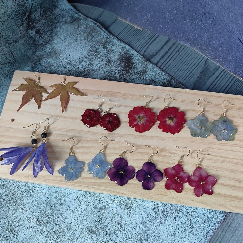 Hot Sale Earrings Natural Dried Flower