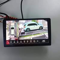 Système de caméra panoramique 3d avec vue surround dvr à 360 degrés, boîte noire AVM pour voiture