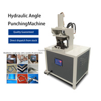 Machine de poinçonnage hydraulique d'angle pour tubes carrés 45/90 et découpe de trous dans les tuyaux d'acier 220V/380V Acier au carbone